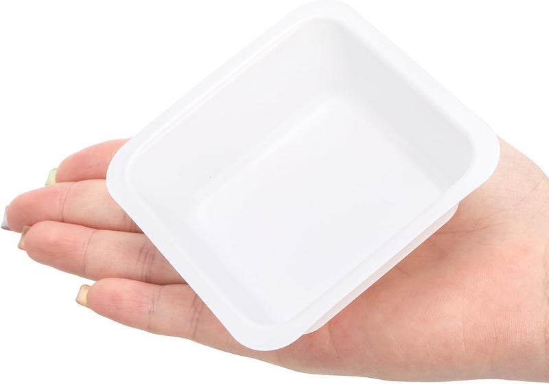 Coloch 250 Pack Weigh Boats Medium, 100ml Plastic Trays for Measuring Disposable Square Weighing Dishes Anti-Static Lab Dishes for Powder, Liquid, Epoxy, Food Sample - Image 4